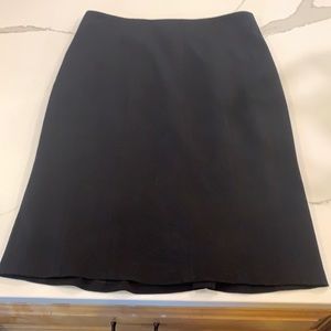 Ann Taylor Lined Pencil Skirt Black Size 6 career